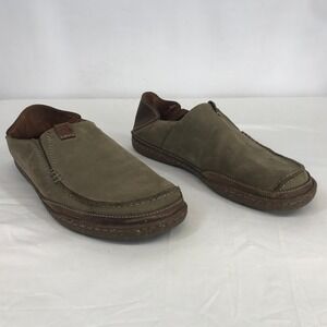 Clarks 1825 Mens Leather Slip On Loafers TanBrown Size 11.5 M 21512